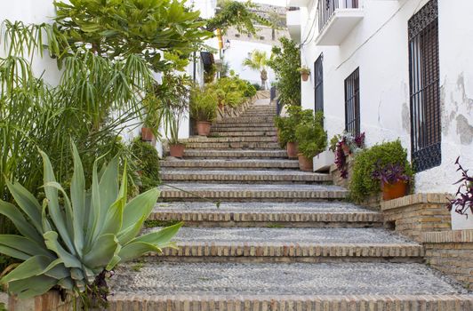 Street in Salobrena, Andalusia, Spain