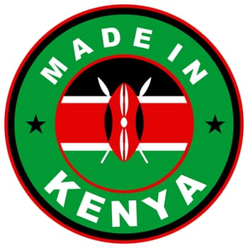 very big size made in kenya country label