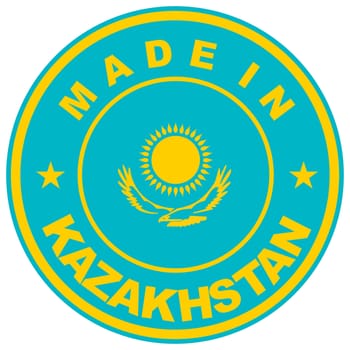 very big size made in kazakhstan country label