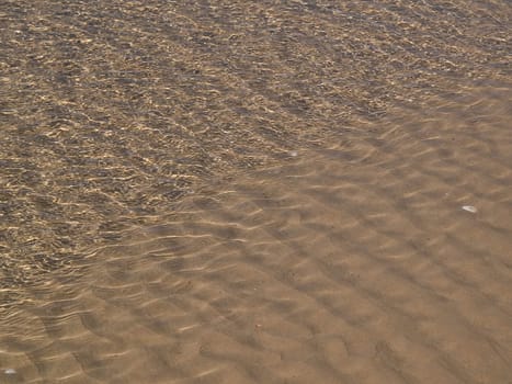 Beach fine sand and clear sea water great summer vacation background