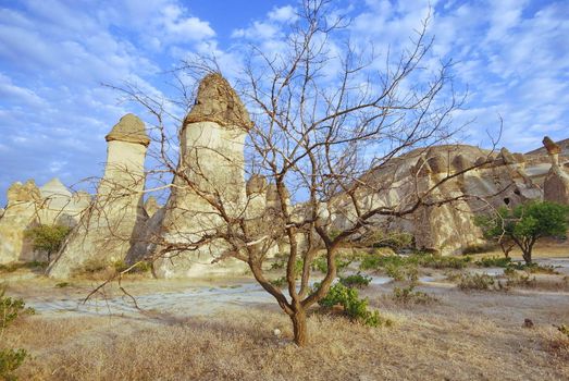 Amazing stone formations, Cappadocia, Turkey