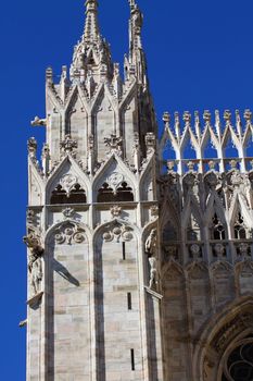 Duomo di Milano gothic cathedral church, Milan, Italy