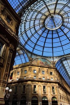 Glass gallery - Galleria Vittorio Emanuele - Milan - Italy 