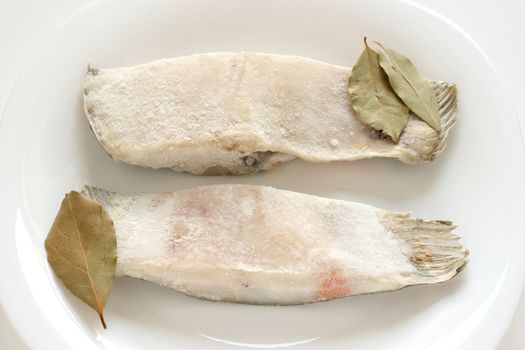 frozen flounder