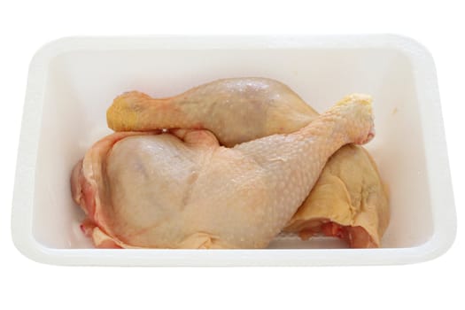 chicken on plastic box