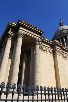 Paris, France - famous Pantheon interior. UNESCO World Heritage Site. 