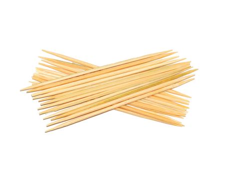The some toothpicks isolated over white