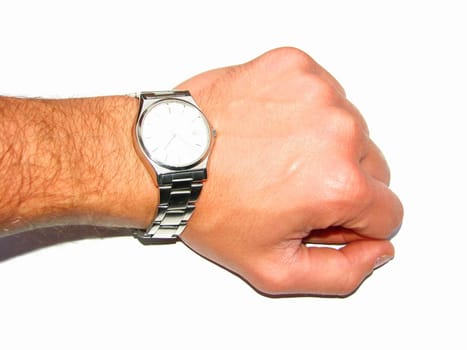 The watch on the left hand