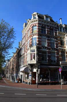 House architecture in Amsterdam 