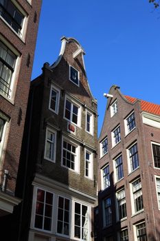 House architecture in Amsterdam 