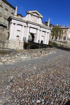 Bergamo building in Italy