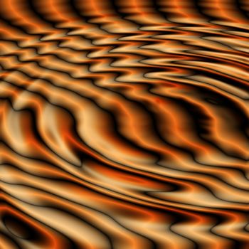  black and orange ripples background