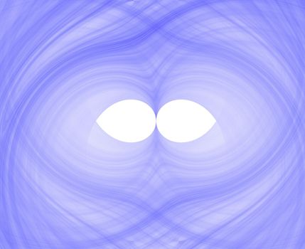 high resolution flame fractal forming a mask with two eye holes