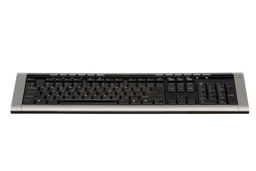 Computer keyboard  on a white background (path)
