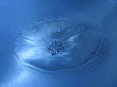 close shot of water drops 