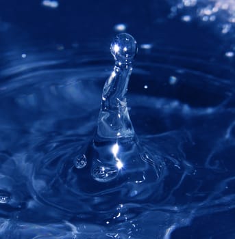 close shot of water drops 