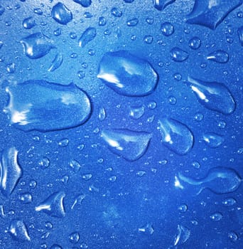 Close up shot of water drops