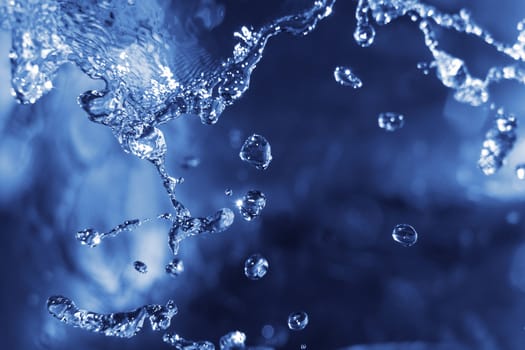 Close up photo of water splashing
