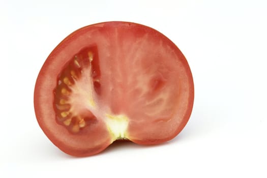 tomatoes on the white background 