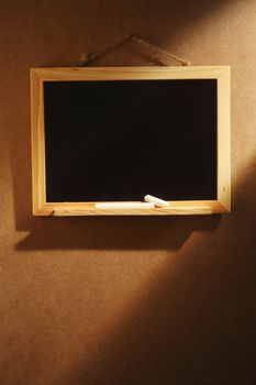 stock image with copy space of the black board