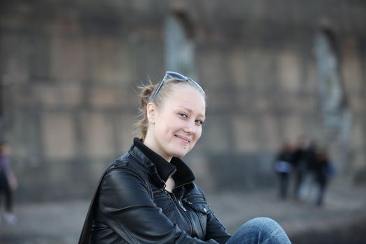 Portrait of young girl