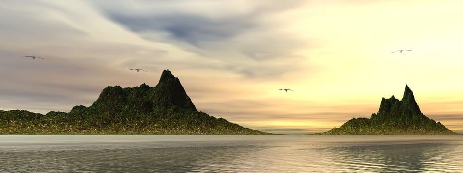 landscape and mountain