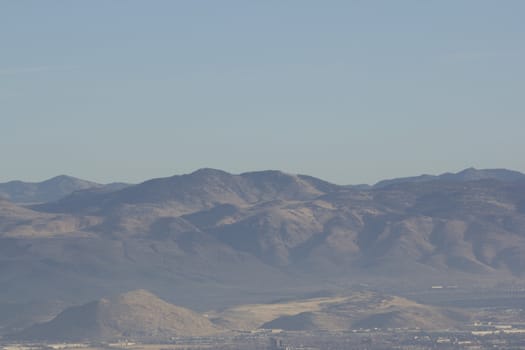 Mountains in the distance with sky