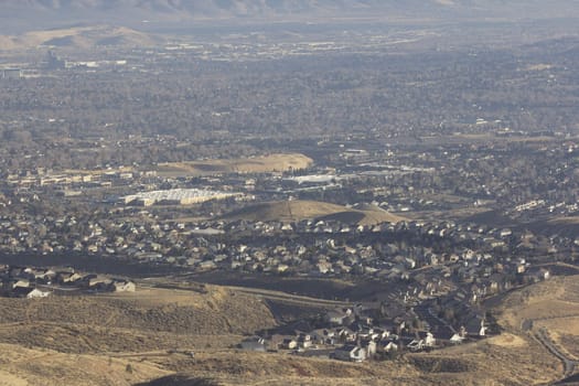 Aerial View of a city