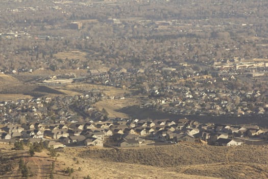 Aerial View of a city