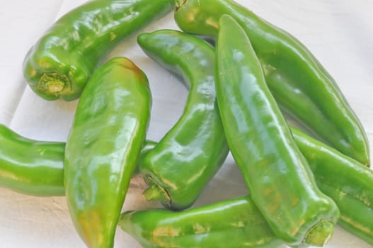 Green pepper, aka sweet pepper or chilli capsicum
