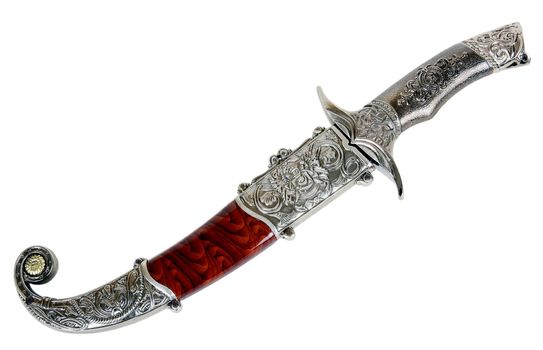 Souvenir medieval dagger. An exact copy made of modern materials