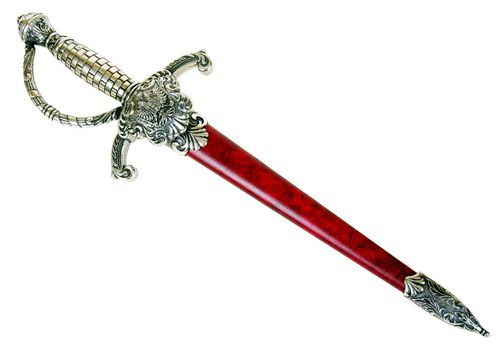 Souvenir medieval dagger. An exact copy made of modern materials