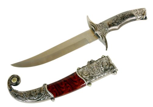 Souvenir medieval dagger. An exact copy made of modern materials