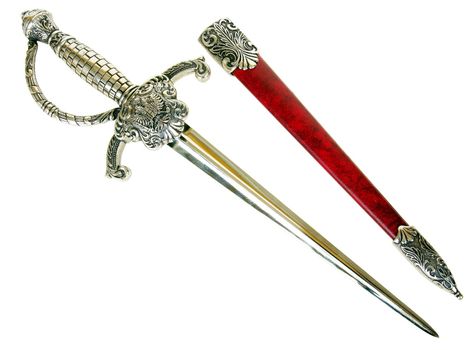 Souvenir medieval dagger. An exact copy made of modern materials