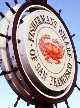Fisherman wharf sign in San Francisco, Ca,