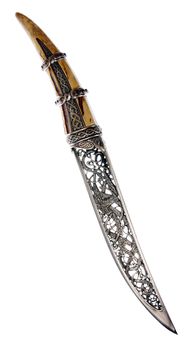 Smart dagger of the medieval soldier. It was used for hunting