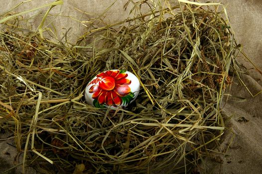 The painted eggs is a symbol of a religious holiday of Easter