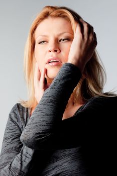 Portrait of a young and beautiful girl