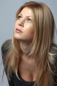Portrait of a young and beautiful girl