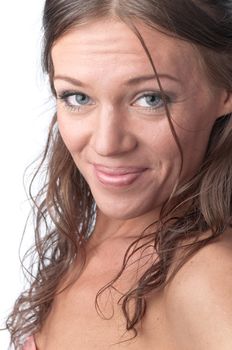 Portrait of a young and beautiful girl