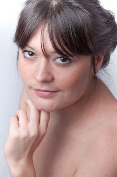 Portrait of a young and beautiful girl