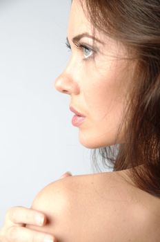 Portrait of a young and beautiful girl