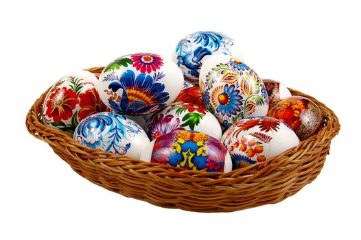 The painted eggs is a symbol of a religious holiday of Easter