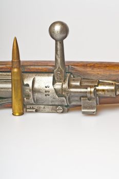 carbine with ammunition