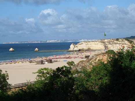  Beach of Praia da Rocha in Portimao, Algarve, Portugal