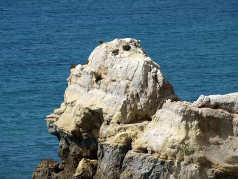 The unique rock formations on the Portuguese coast