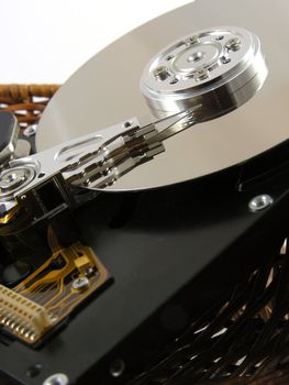 hard disk of the computer 