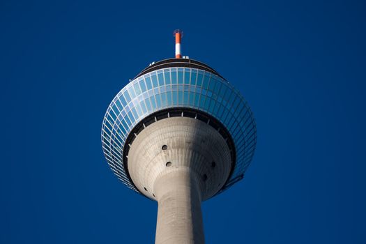 Rheinturm and Blue Sky