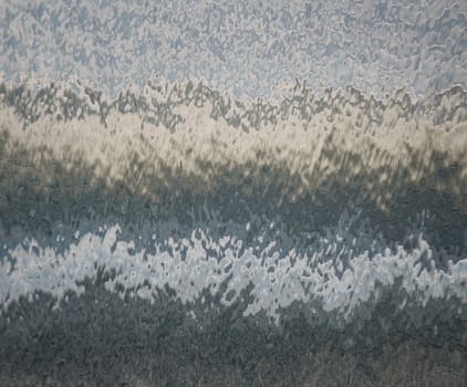 Reflection Blurred by Ripples
