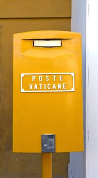 mailbox post of the Vatican (Rome Italy)